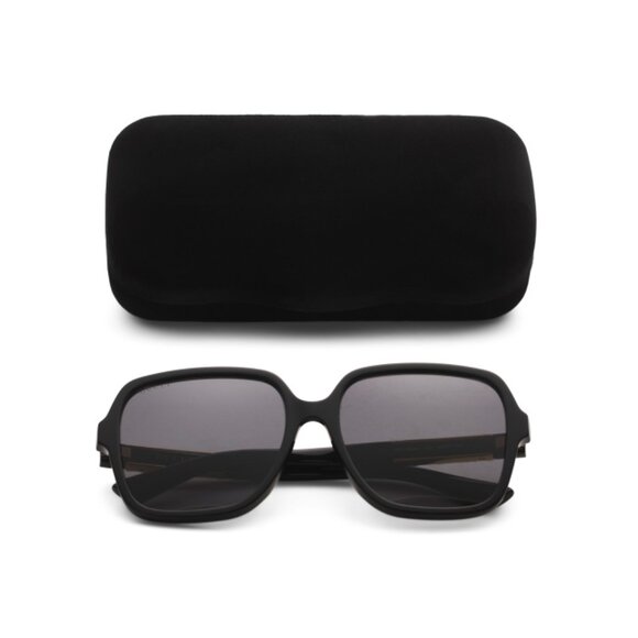 GUCCI Black 59mm Oversized Sunglasses - Picture 1 of 2